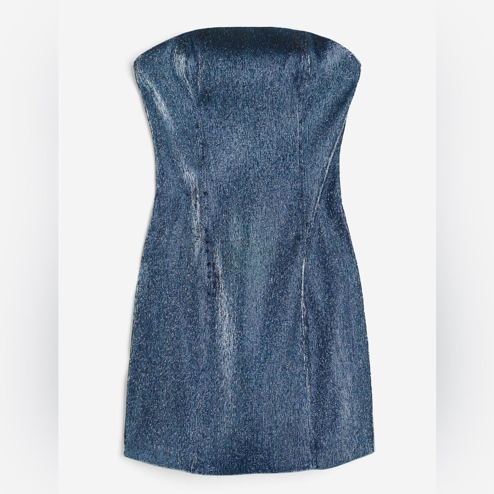Shimmery Bandeau Dress